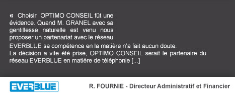 Le témoignage de Everblue