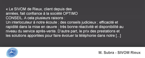 Le témoignage de Sivom Rieux